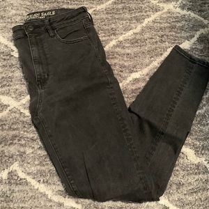 Black Distressed Jeans